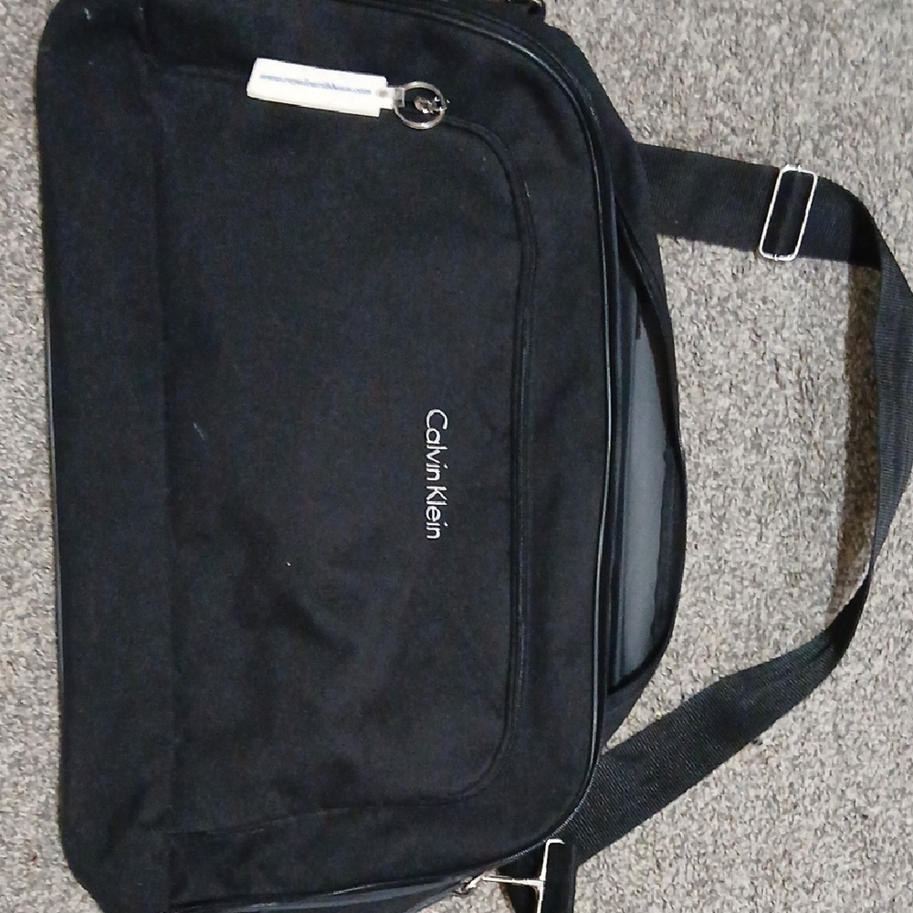 Calvin Klein Black Messenger Bag for Men